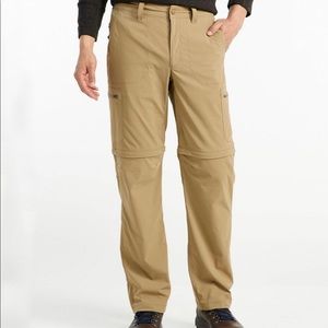 Men’s LLBean Water-Resistant Hiking Zip-Off Pants